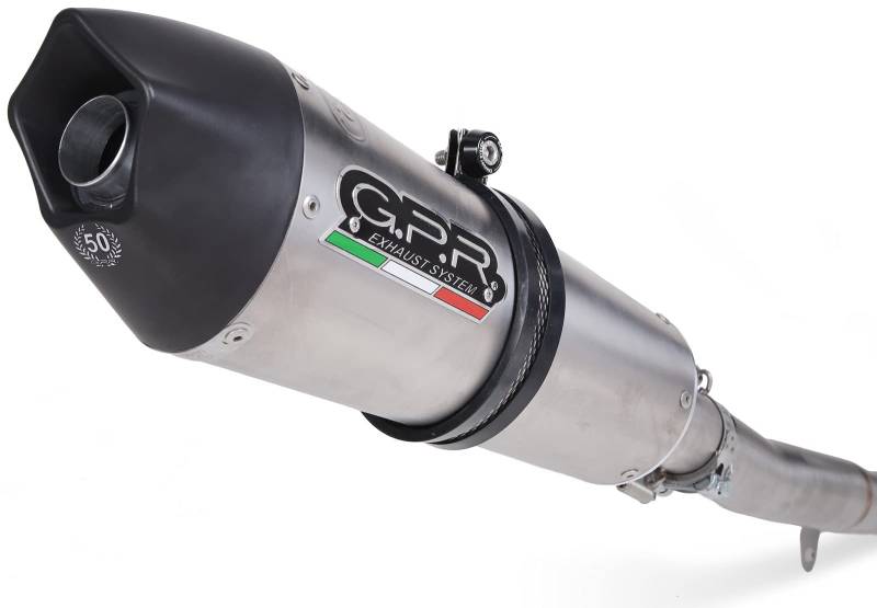 GPR Italia S.80.GPAN.TO Endstück genehmigt mit Verbindungsstück Suzuki Gsx-R 1000 K5 2005/06 Gpe Anniversary Titanium von GPR Italia