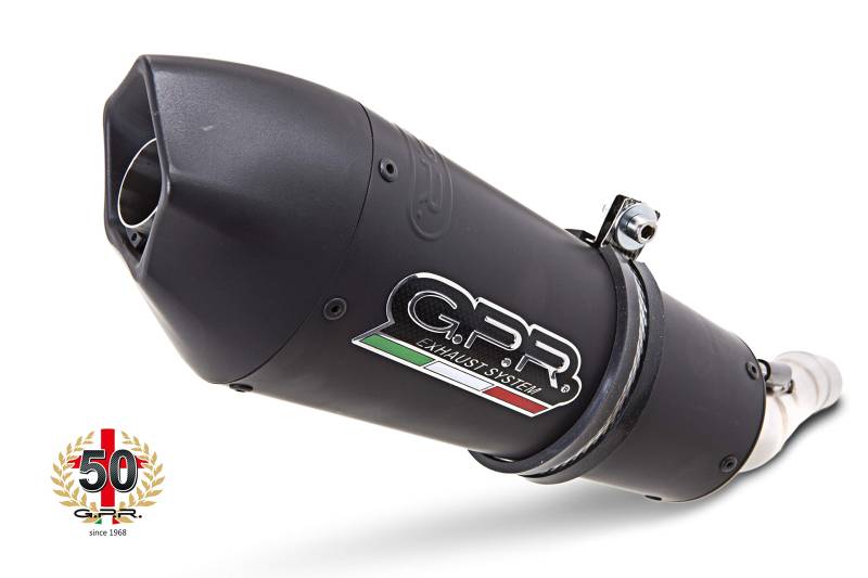 GPR Italia Y.183.GPAN.BLT Anlage komplett zugelassen und Katalysiert Yamaha XSr 700 2015/16 Gpe Anniversary Black Titanium 2 in 1 von GPR Italia