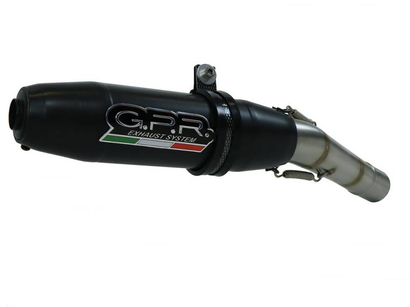 GPR Italien Doppelendrohr genehmigt und catalizzati mit Verbindungsstück, Ducati Monster 696 2008/14 Deeptone von GPR Italia