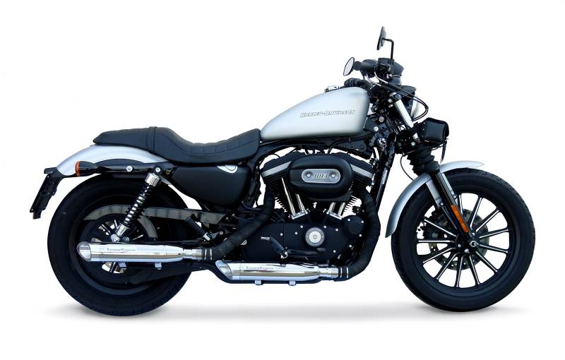 GPR Italien HD.1.SL Doppelendrohr zugelassen mit Verbindungsstück Harley Davidson Sportster 1200 04 > ZUGELASSEN/HOMOLOGATED von GPR Italia