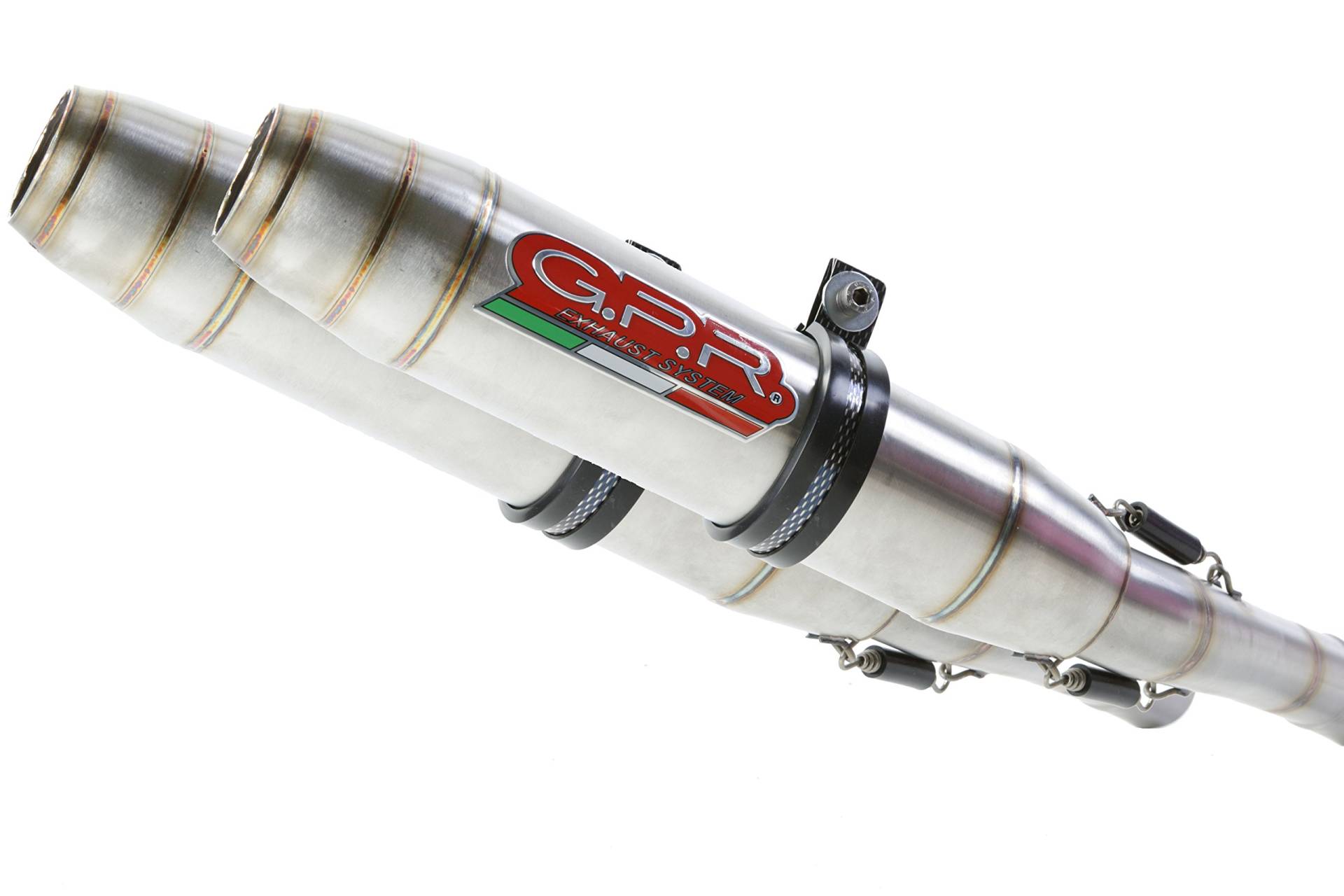 GPR Italien d.67.1.De Doppelendrohr zugelassen mit Verbindungsstück Ducati 1035,14285714286 Auspuff Triple von GPR Italia