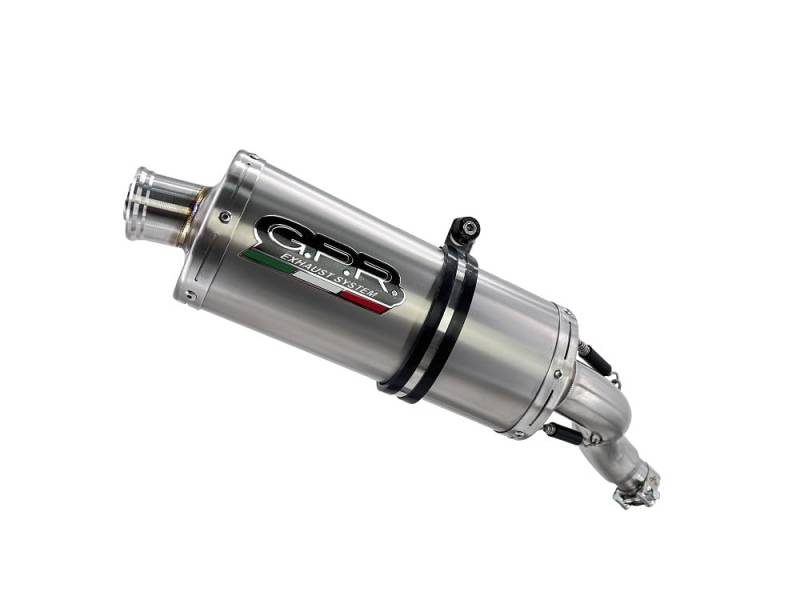 Auspuff GPR Triumph Speed Triple 955 2002/2004 Classic Titan Oval Auspuffblende E-geprüft, Lieferung mit abnehmbarem DB-Killer und spezifischem Anschluss von GPR