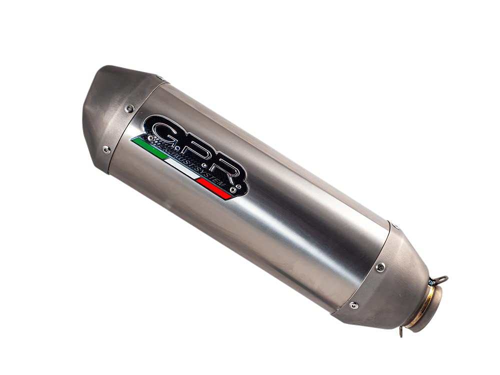 Auspuff GPR kompatibel für Cf Moto 400 NK 2019/2020 e4 Auspuff zugelassen für Geräusche, mit Katalysator und Anschlussschläuchen Pentasport Edelstahl AISI 304 von GPR