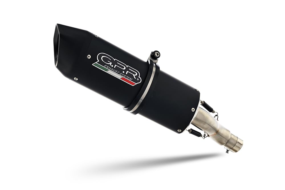 Auspuff GPR kompatibel mit Sym Maxsym TL 508 2021-2024, Furore Evo4 Schwarz, zugelassener Auspuff, Schalldämpfer mit abnehmbarem dB-Killer und spezifischem Anschluss Auspuff GPR kompatibel mit Sym Maxsym TL 508 2021-2024, Furore Evo4 Schwarz, zugelassener Auspuff, Schalldämpfer mit abnehmbarem dB-Killer und spezifischem Anschluss von GPR