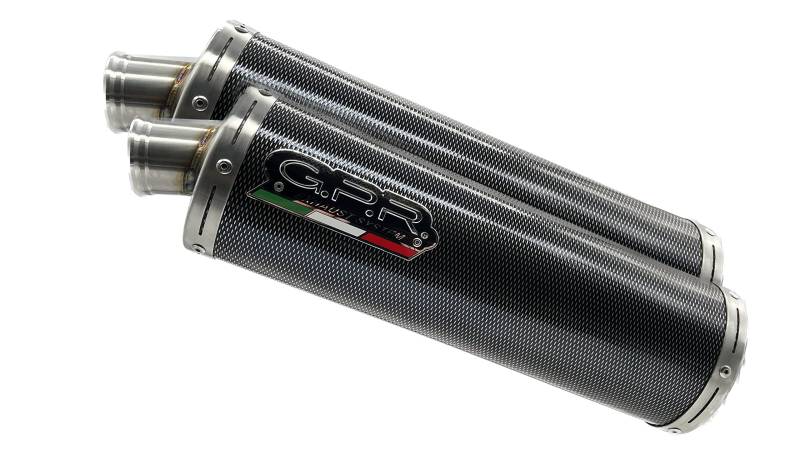 GPR Auspuff Aprilia Rsv 1000 R Factory 2004/05 Paar Auspuff zugelassen mit GPR Classic Poppy von GPR