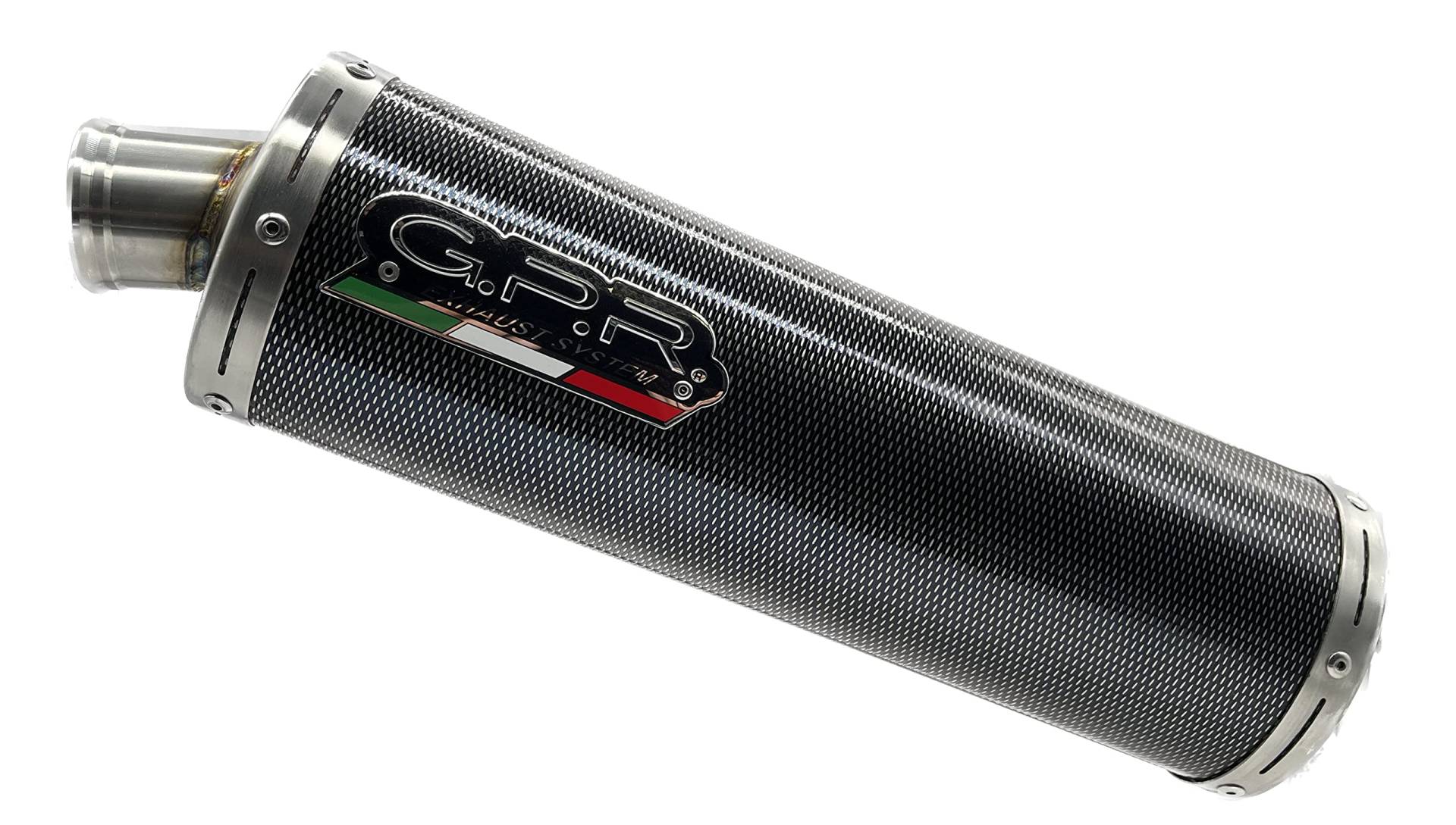 GPR Auspuff Yamaha Mt-07 2014/2016 E3 Komplette Auspuff GPR genehmigt Classic Poppy von GPR