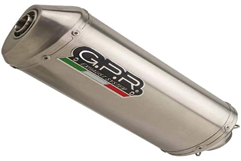 GPR Auspuff Yamaha Mt-07 2014/2016 E3 Satinox von GPR