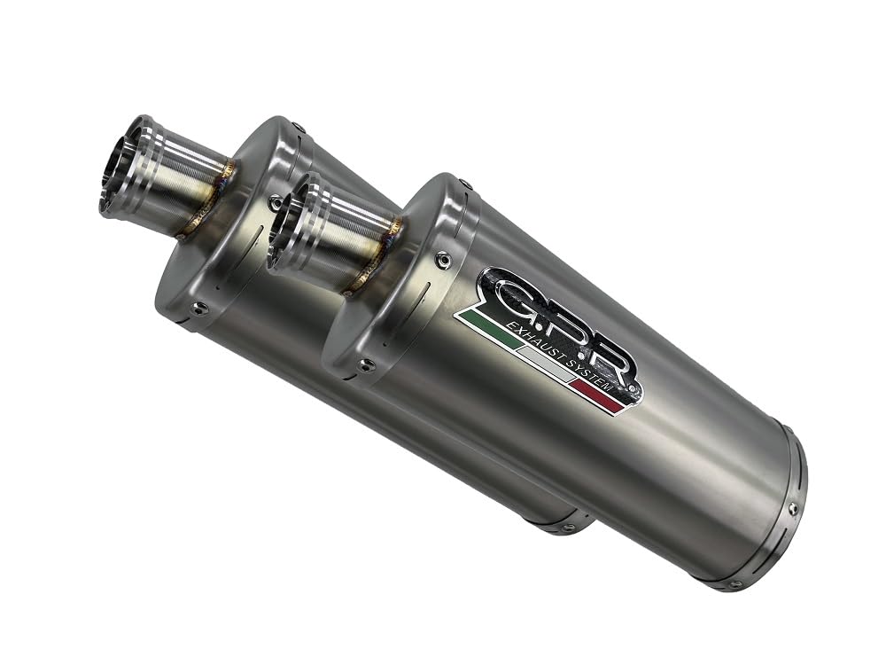 GPR Auspuff für K 1600 GTL 2017/2021 E4 Classic Titan Oval Paar Auspuffendhülsen mit abnehmbaren DB-Killern und spezifischen Armaturen GPR Auspuff für K 1600 GTL 2017/2021 E4 Classic Titan Oval Paar Auspuffendhülsen mit abnehmbaren DB-Killern und spezifischen Armaturen von GPR