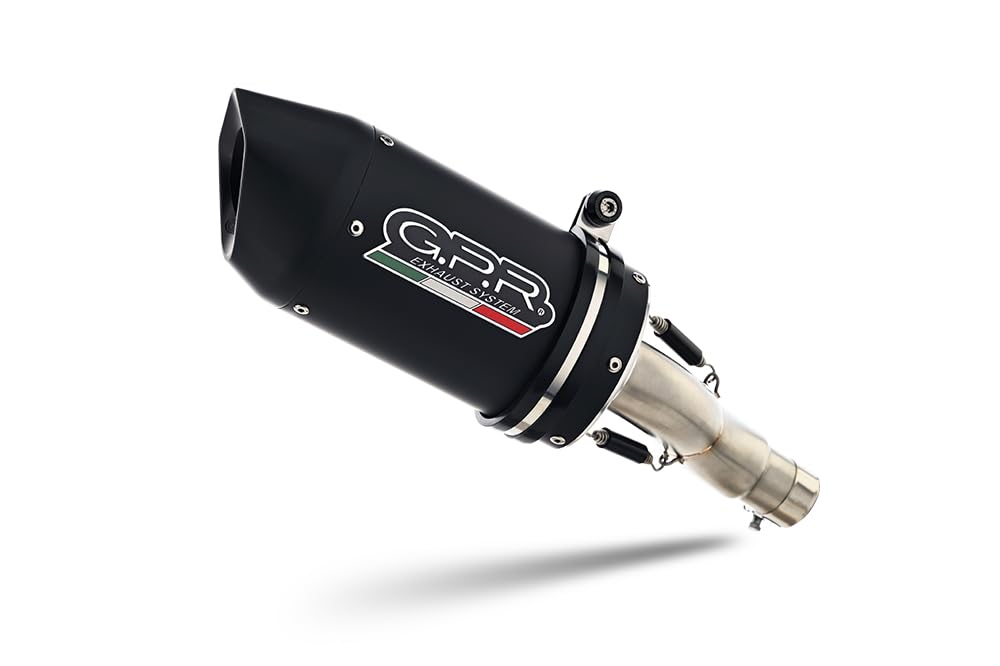 GPR Auspuff kompatibel mit Ktm Duke 390 2021-2023, Furore Evo4 Schwarz, Auspuff zugelassen, Schalldämpfer mit abnehmbarem DB-Killer und spezifischem Anschluss GPR Auspuff kompatibel mit Ktm Duke 390 2021-2023, Furore Evo4 Schwarz, Auspuff zugelassen, Schalldämpfer mit abnehmbarem DB-Killer und spezifischem Anschluss von GPR