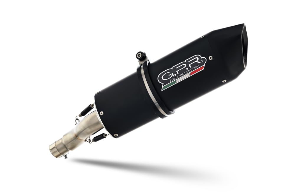 GPR Auspuff kompatibel mit Ktm Enduro 690 R 2021-2023, Furore Evo4 Schwarz, zugelassenes Auspuffrohr, geliefert mit abnehmbarem dB-Killer, Katalysator und spezifischem Anschluss GPR Auspuff kompatibel mit Ktm Enduro 690 R 2021-2023, Furore Evo4 Schwarz, zugelassenes Auspuffrohr, geliefert mit abnehmbarem dB-Killer, Katalysator und spezifischem Anschluss von GPR