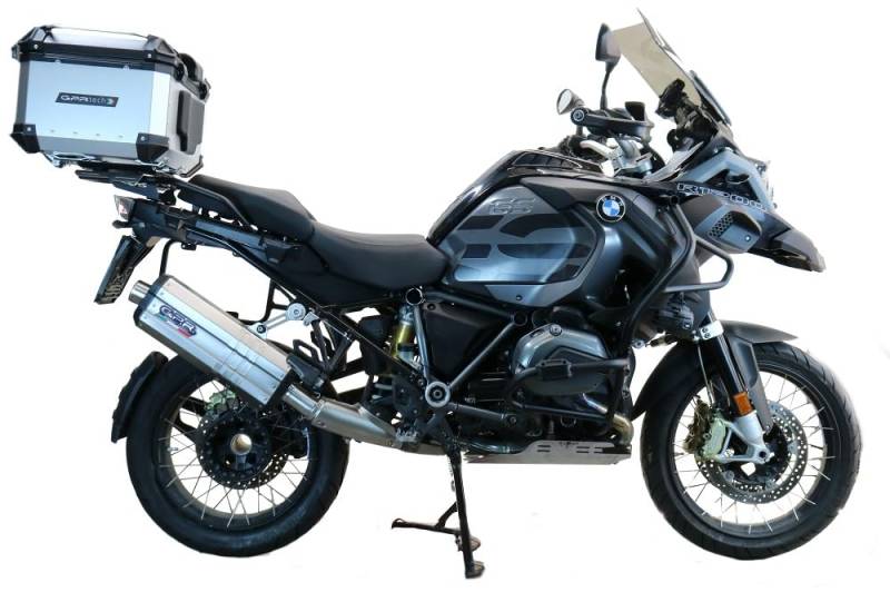 GPR Tech passend für R 1250 GS Adventure 2021/2023 e5 Top Case ALPI-Tech 45 LT. Silber Top Case aus Aluminium, Farbe Silber mit spezieller Platte inkl., Fassungsvermögen 45 Liter von GPR