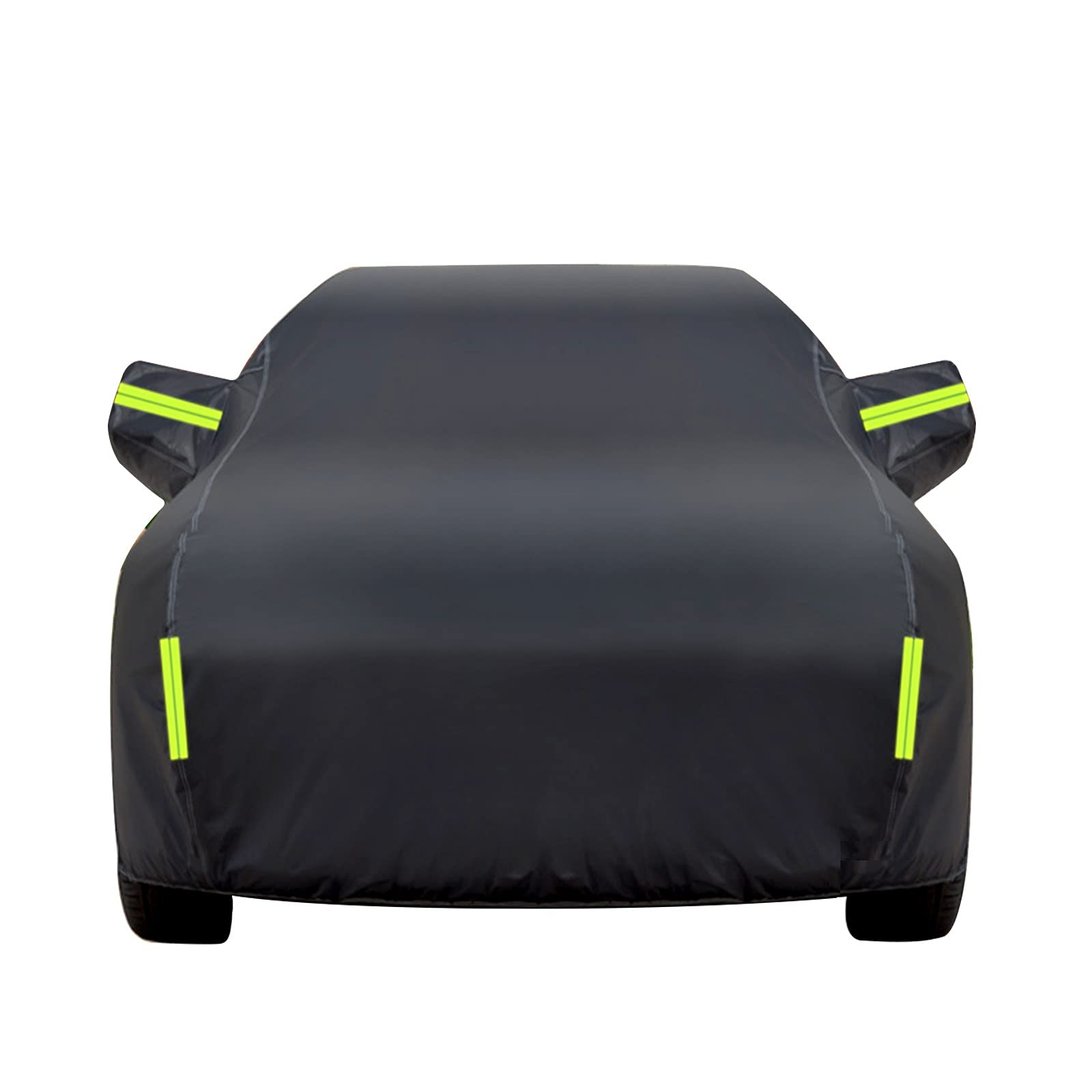Autoabdeckung für Range Rover Sport (2013-2023) Vollständige Autoabdeckung Abdeckung wasserdichte Schneedecke Staubdichte Autoabdeckung mit Reißverschlusstür(Color:Black) von GQCSF