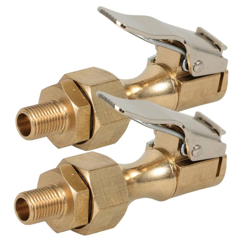 GRADENEVE 2 Stück Reifenclip Aufpumpen Verriegelung Air Chuck Aufpumpen Verriegelung Chuck Reifen Inflator Air Chuck Reifen Chuck Air Chuck Quick Connect Quick Connect Chuck Reifen Chuck von GRADENEVE