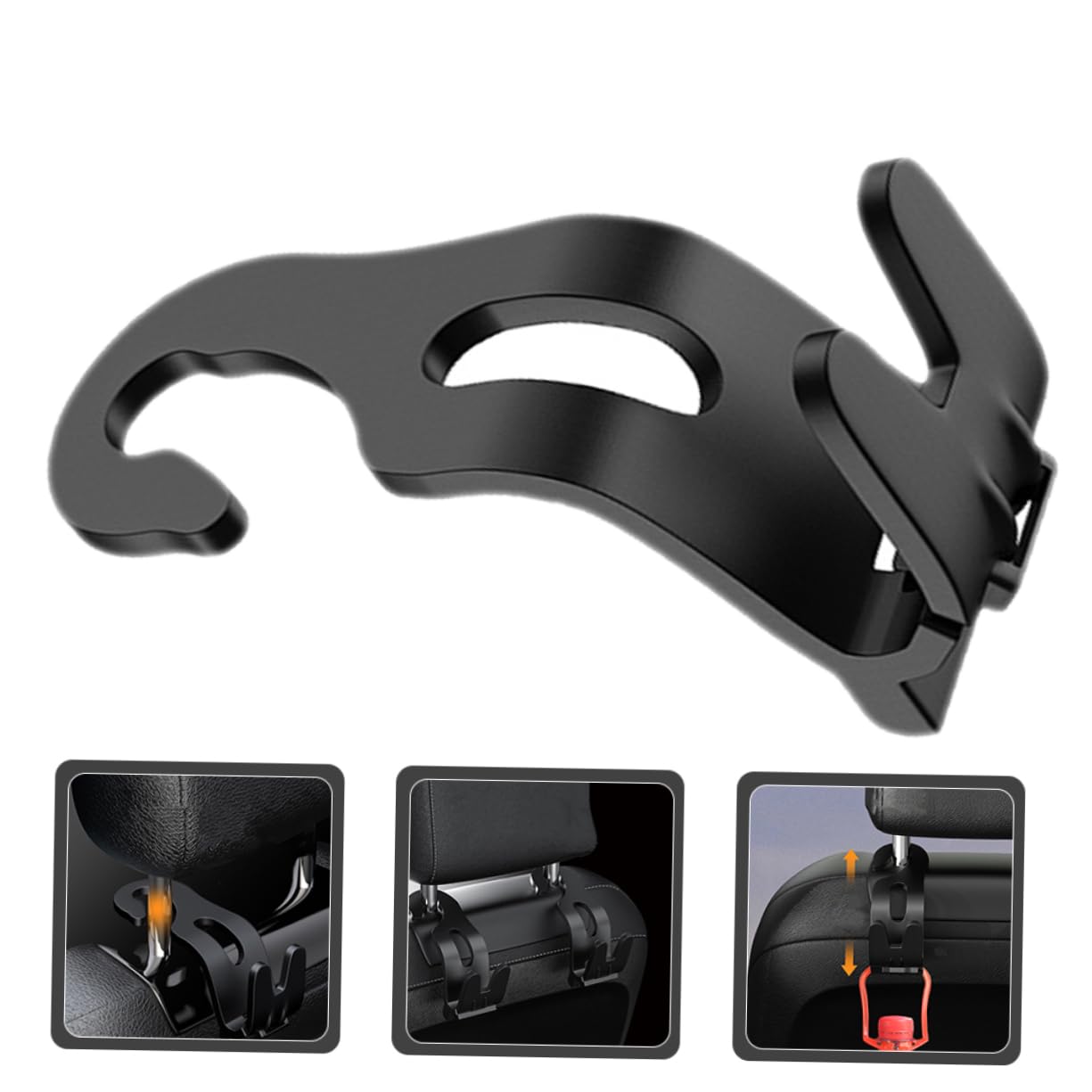 GRADENEVE 4 Stück Autohaken, Auto Kleiderhaken, Autositzhaken, Handtaschenhaken, Multifunktionaler Haken Für Autositz, Autositze, Haken Für Kopfstütze, Fahrzeug Organizer, Auto Kopfstützen GRADENEVE 4 Stück Autohaken, Auto Kleiderhaken, Autositzhaken, Handtaschenhaken, Multifunktionaler Haken Für Autositz, Autositze, Haken Für Kopfstütze, Fahrzeug Organizer, Auto Kopfstützen von GRADENEVE