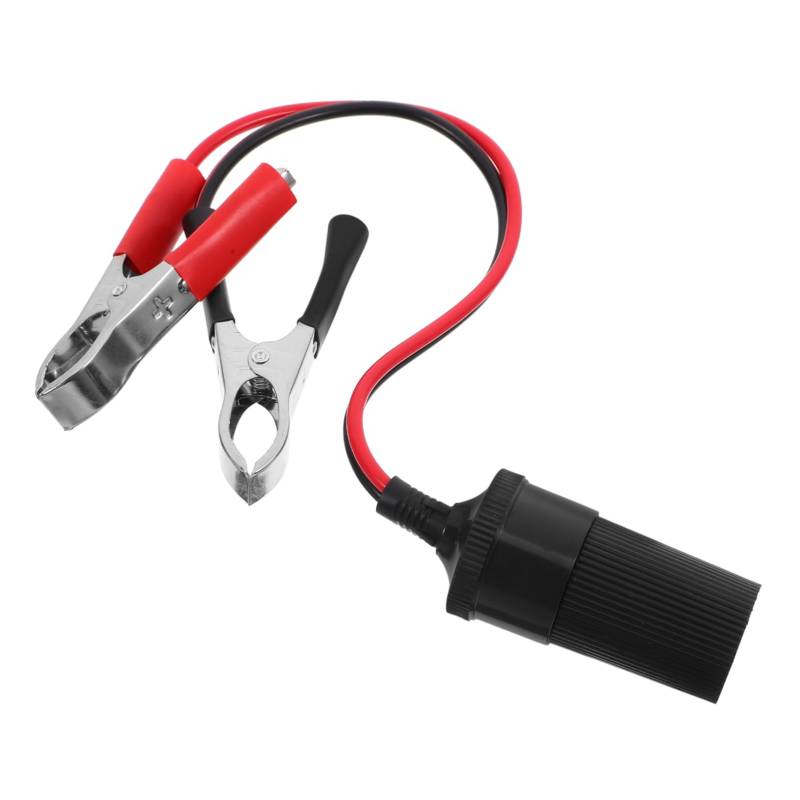 GRADENEVE Autobatterieklemme Alligator Clip Mit Kabelklemmen Für Zigarettenanzünderbuchse Langlebig Und Leicht Ergonomisches Design Für Einfache Handhabung von GRADENEVE
