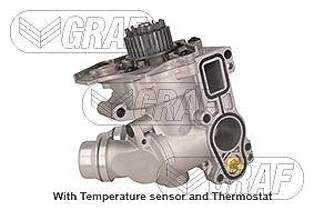 Graf Wasserpumpe, Motorkühlung [Hersteller-Nr. PA1359] für Audi, Seat, Skoda, VW von GRAF