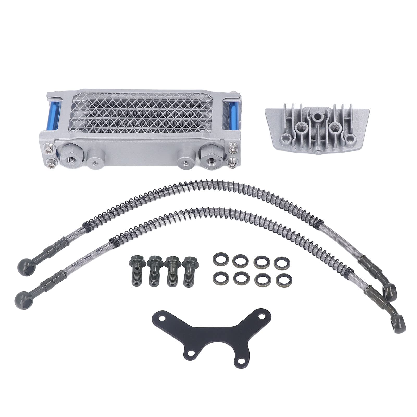 GRCFUMO Motorrad-Ölkühler-Set, Motoröl-Kühlkühler-System-Kit, Motorrad-Motorölkühler-Ersatz für Monkey 125 50c c bis 150c c, Dirt Pit Bike GRCFUMO Motorrad-Ölkühler-Set, Motoröl-Kühlkühler-System-Kit, Motorrad-Motorölkühler-Ersatz für Monkey 125 50c c bis 150c c, Dirt Pit Bike von GRCFUMO