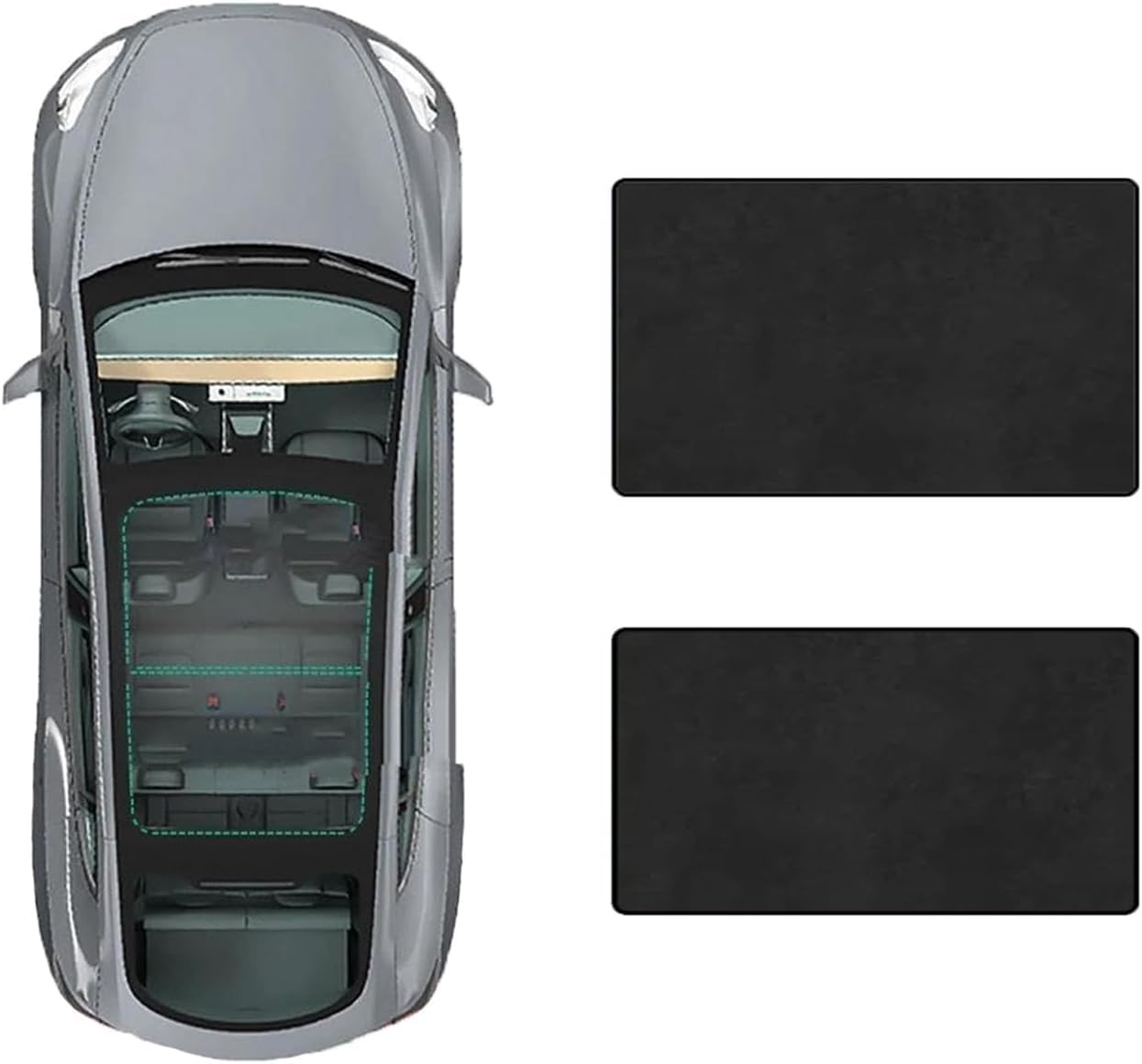 Auto-Schiebedach-Sonnenschutz für Audi A4L 2017-, Anti-UV Sonnenschutz Abdeckung Schiebedach Dach Wärme Isolierung Sonnenblende,D-Black Suede Auto-Schiebedach-Sonnenschutz für Audi A4L 2017-, Anti-UV Sonnenschutz Abdeckung Schiebedach Dach Wärme Isolierung Sonnenblende,D-Black Suede von GREB