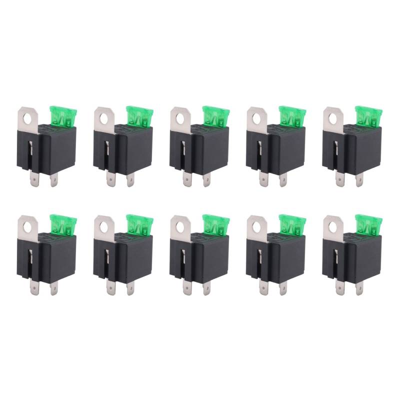 GREOHNMPAW 10X 12V 30A 4 Pin SPST Auto KFZ Relais Schliesser Oeffner Schalter Umschalter von GREOHNMPAW