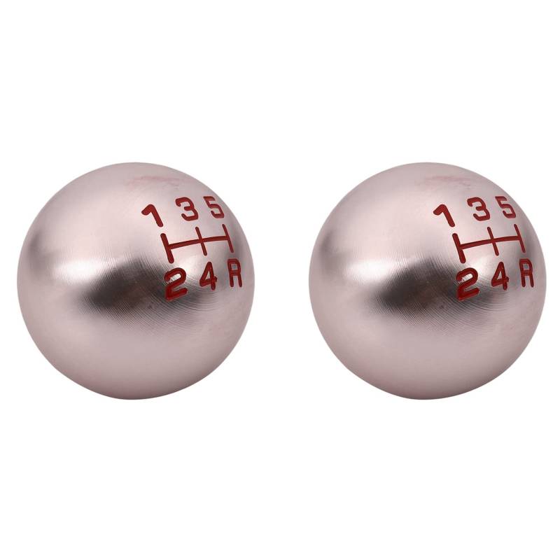 GREOHNMPAW 2X Auto Cnc Aluminium Legierung 5 Gang Jdm Sphärische Schalt (Das Gewinde Ist M10 x 1,5) für Feicheng City FD2 FN2 EP3 R DC2 DC5 S2000 F20C Zubehör von GREOHNMPAW