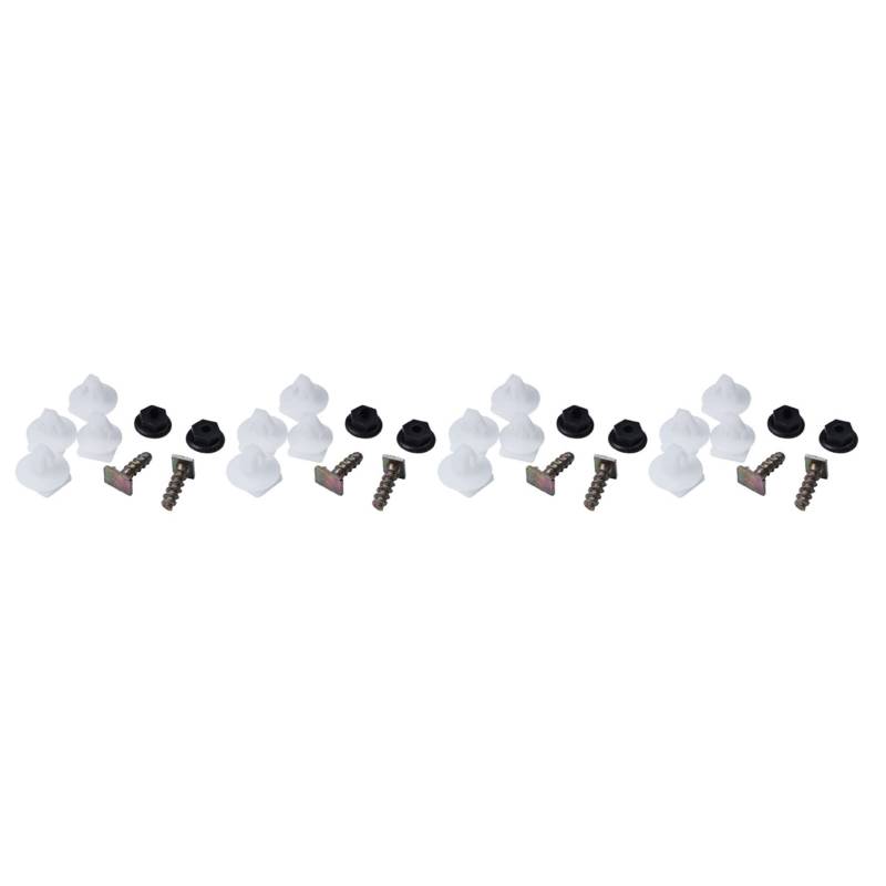 GREOHNMPAW 32Pc VorderradkotflÜGel Zierclips Kunststoff Metall Schraubenmutter Set FÜR C von GREOHNMPAW