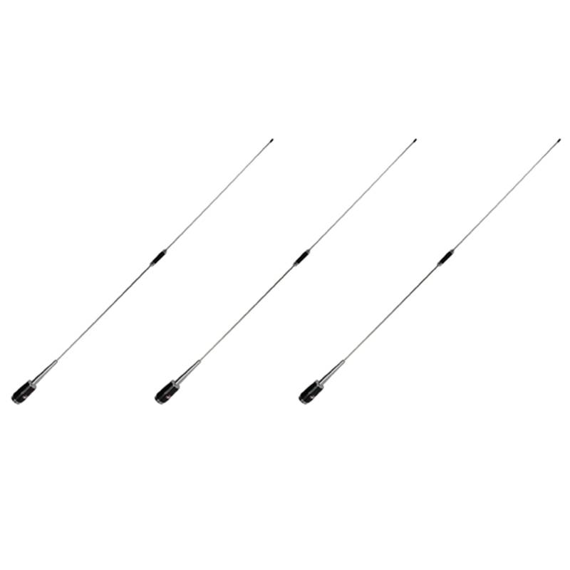 GREOHNMPAW 3X Details Der Neuen Silbernen UHF 400-470 MHz 200 W 5,5 DB SL-16-259 Mobile Autoradio Antenne von GREOHNMPAW
