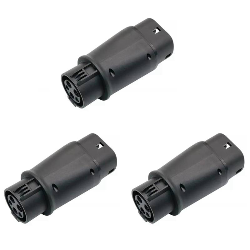 GREOHNMPAW 3X EVSE EV Adapter 32A J1772 Typ 1 Auf Typ 2 Stecker EV Adapter, Ladeanschluss für Elektroautos von GREOHNMPAW