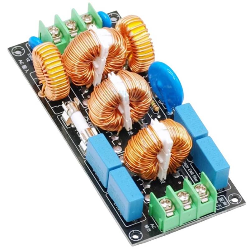 GREOHNMPAW Filter DC Filter Vierstufiger Audio AC 220V Netzteil 110V Differentialmodus Gleichtakt EMV Sicherheitsregeln FCC 4A von GREOHNMPAW