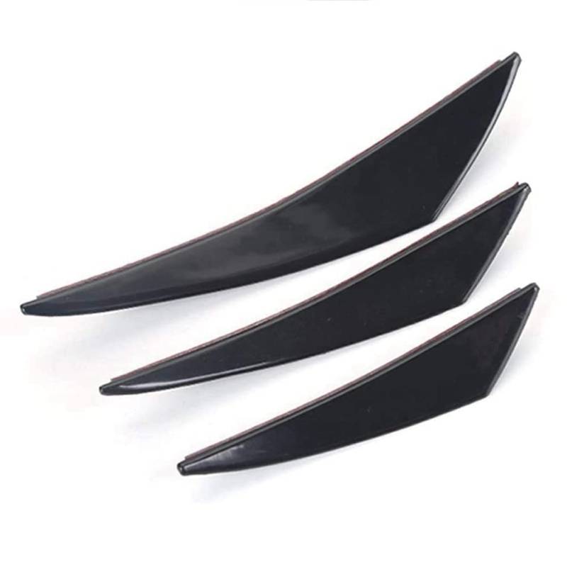 GREOHNMPAW Universal PVC Auto Frontstoßstange Lip Protector Heckdiffusor Auto Spoiler Splitter Wing Protection Guard 12PCS von GREOHNMPAW
