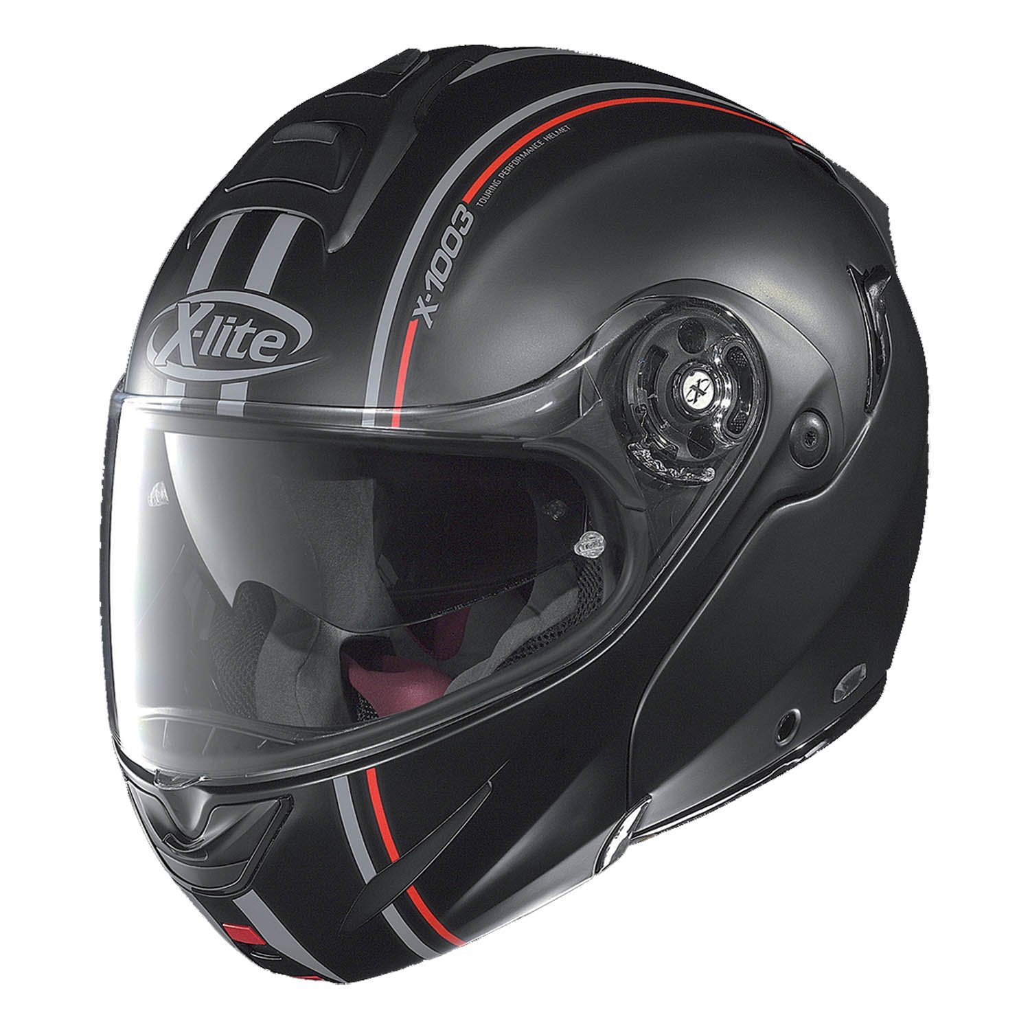 X-lite X-1003 MILLSTATT Klapphelm Motorrad n-com Composite - matt schwarz rot Größe M1 X-lite X-1003 MILLSTATT Klapphelm Motorrad n-com Composite - matt schwarz rot Größe M1 von GREX