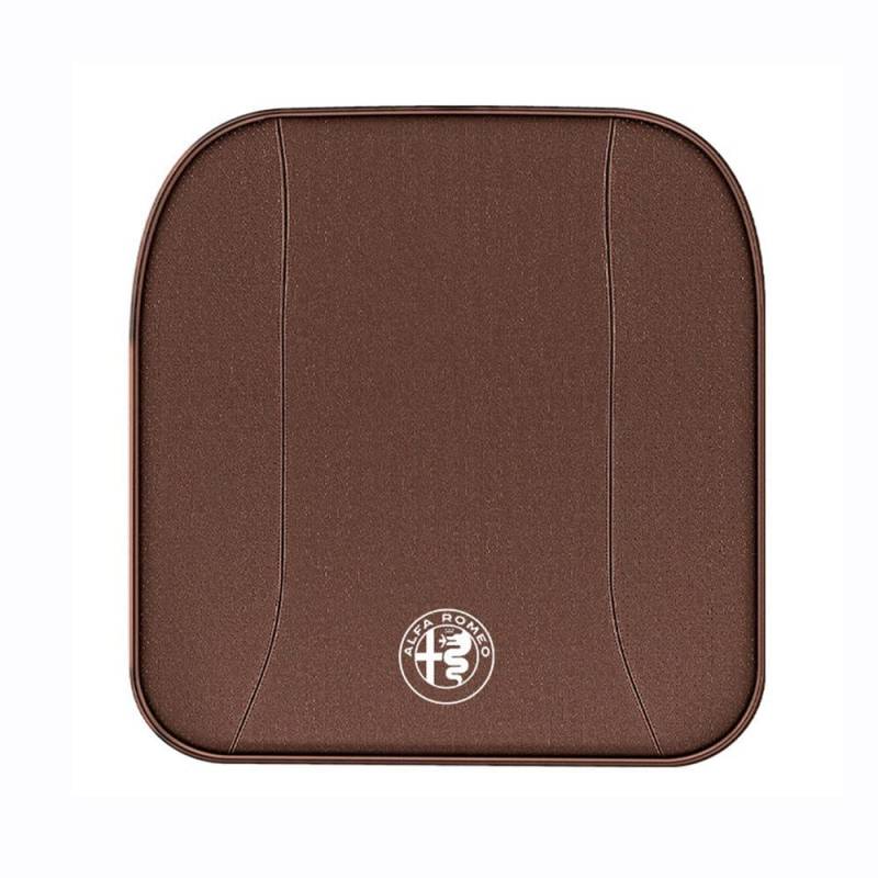 Autositzkissen, für Alfa Romeo Giulietta 159 Giulia MiTo Stelvio Rutschfester Autositzschutz Autositz Komfort Memory Pad Universal Stuhlpolster Autofahrersitz Bürostuhl Heimgebrauch,Brown von GRFIT