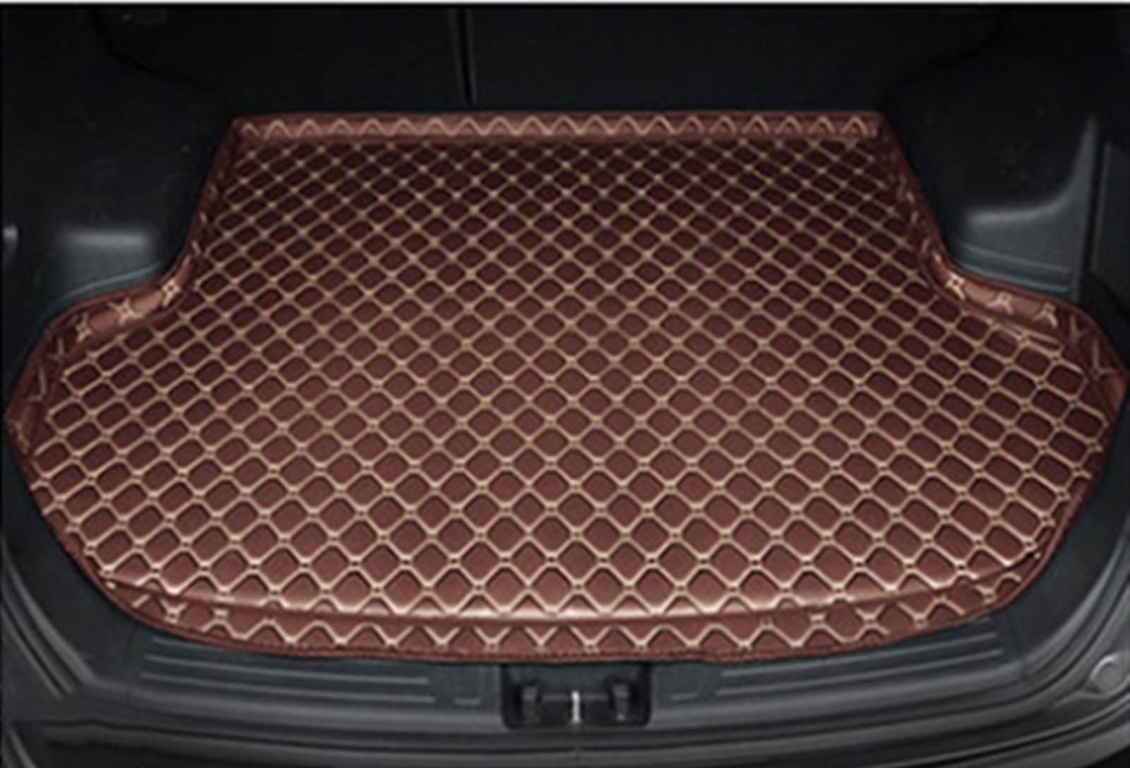 Gummi Kofferraummatte Kofferraummatte Für Volvo Für XC90 Sieben Sitze 2016-2022 Cargo Liner Teppich Innenteile Zubehör Abdeckung Fußmatten Kofferraum (Farbe : 6) von GRFIT