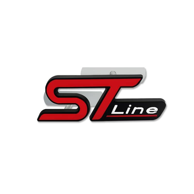 Kofferraum Heckflügel Logo Abzeichen Autoaufkleber für ST LINE,B von GRFIT