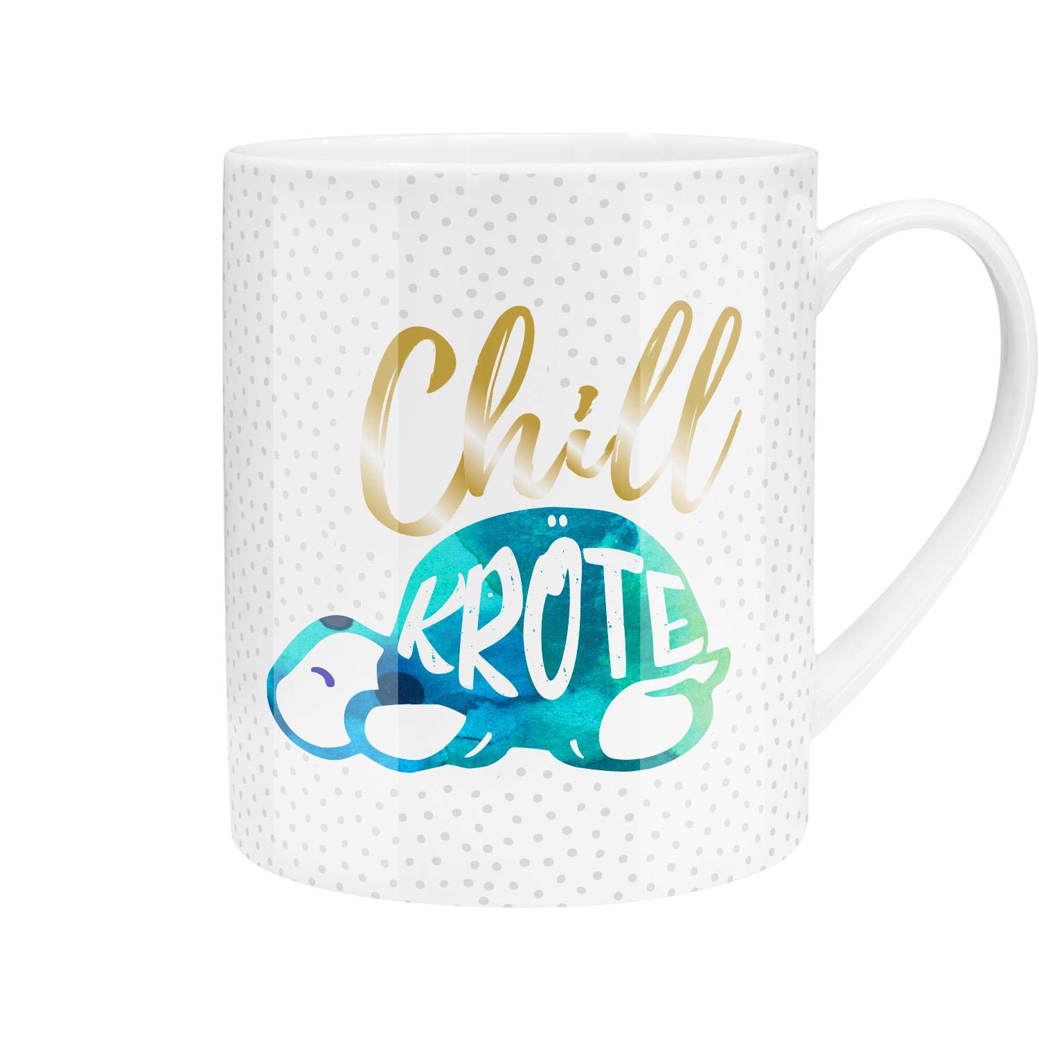 GRUSS & CO XL-Tasse Motiv "Chillkröte" | Große Tasse aus Porzellan, Jumbo-Tasse, 60 cl, Tasse mit Spruch | Geschenk, Freund, Freundin | 45757 GRUSS & CO XL-Tasse Motiv "Chillkröte" | Große Tasse aus Porzellan, Jumbo-Tasse, 60 cl, Tasse mit Spruch | Geschenk, Freund, Freundin | 45757 von GRUSS & CO