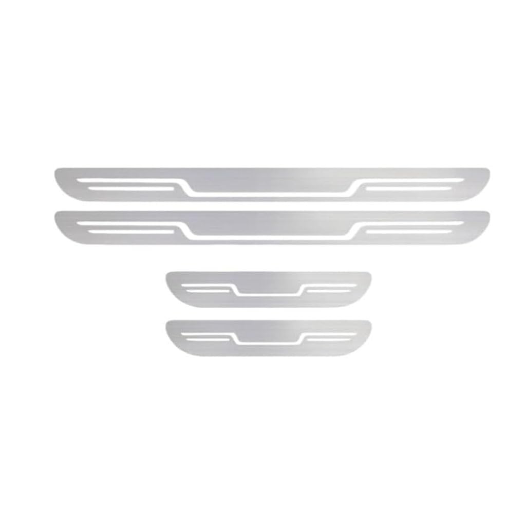 4Pcs Einstiegsleisten für Peugeot 408 2023-2024,Edelstahl Türschweller Schutzleiste Kratzfest Abdeckung Auto Türkantenschutz Außen Zubehör, A-Silver Brushed 4Pcs Einstiegsleisten für Peugeot 408 2023-2024,Edelstahl Türschweller Schutzleiste Kratzfest Abdeckung Auto Türkantenschutz Außen Zubehör, A-Silver Brushed von GRZZCYBF