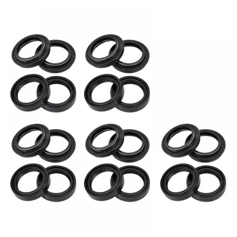 37x50x11 Motorrad -Frontgabel -Dämpferöldichtung und Staubbedeckung kompatibel mit 300 ABS KRT Edition EX300(10pc Seal 10pc Cover) von GRzHKN