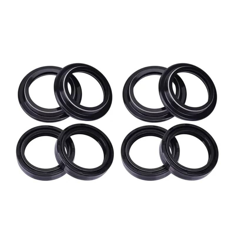 41x54x11 Gabeldämpferöl Dichtungsabdeckung Lip -Lip -kompatibel mit 41 mm 54 mm vorderer Schock Kompatibel mit Motorräder TRK251 TRK502 2019 bis 2022(4pc Seal 4pc Cover) von GRzHKN