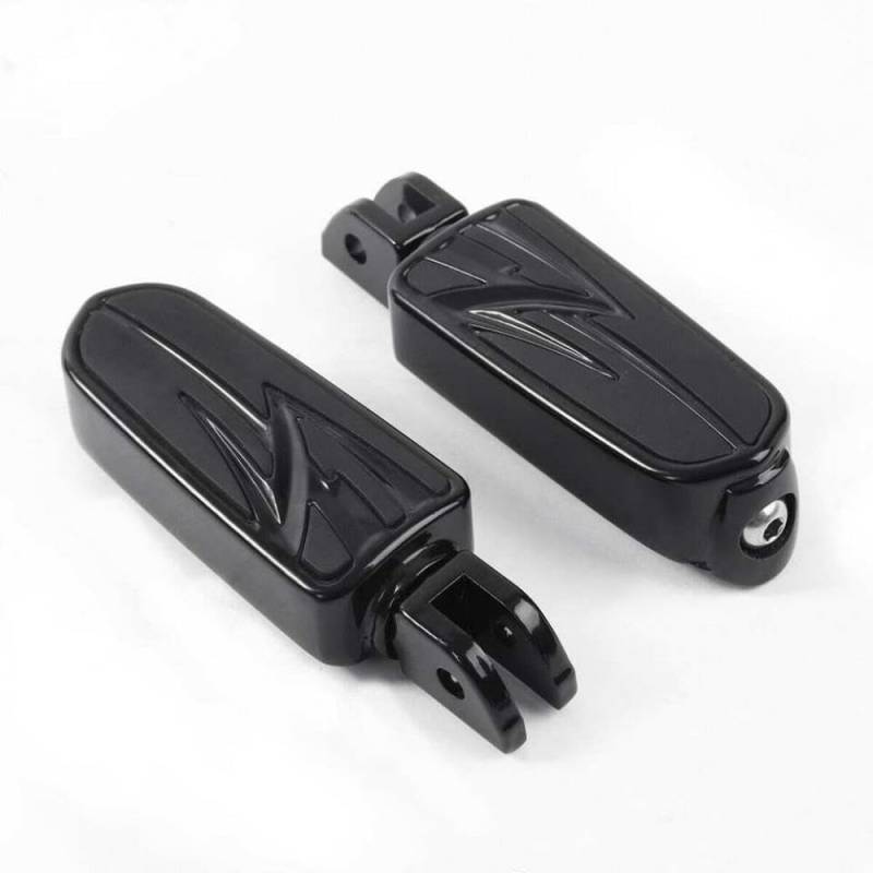 Black Rider Foot Pegs und Fußstützen kompatibel mit der FXBB Street Bob Low Rider Sport FLSB Softail Breakout FXBR Modelle 2018 bis 2021(NO 6) von GRzHKN