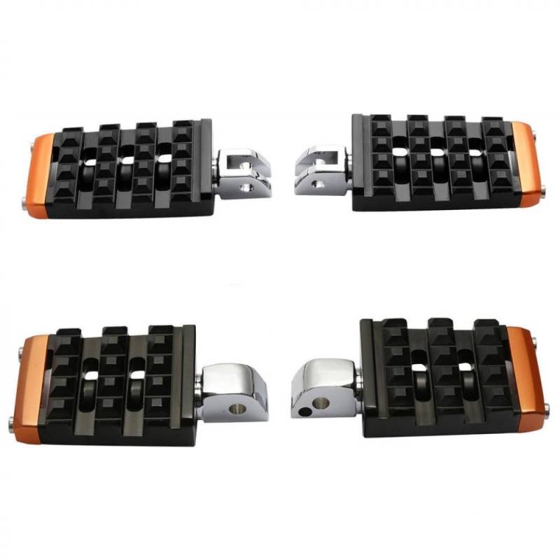 Footpegs kompatibel mit dem Softail Standard 2020 bis 2023 Sportmodelle 2018 bis 2021 Breakout 114 und Street Bob 2018 bis 2020 kompatibel(Black Set) von GRzHKN