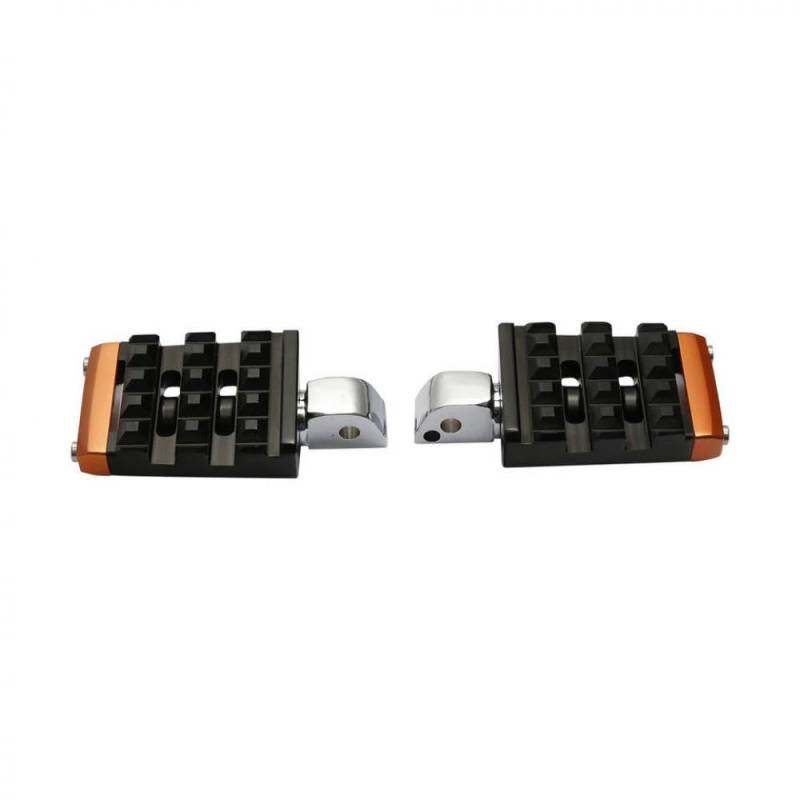 Footpegs kompatibel mit dem Softail Standard 2020 bis 2023 Sportmodelle 2018 bis 2021 Breakout 114 und Street Bob 2018 bis 2020 kompatibel(Black for Passenger) von GRzHKN