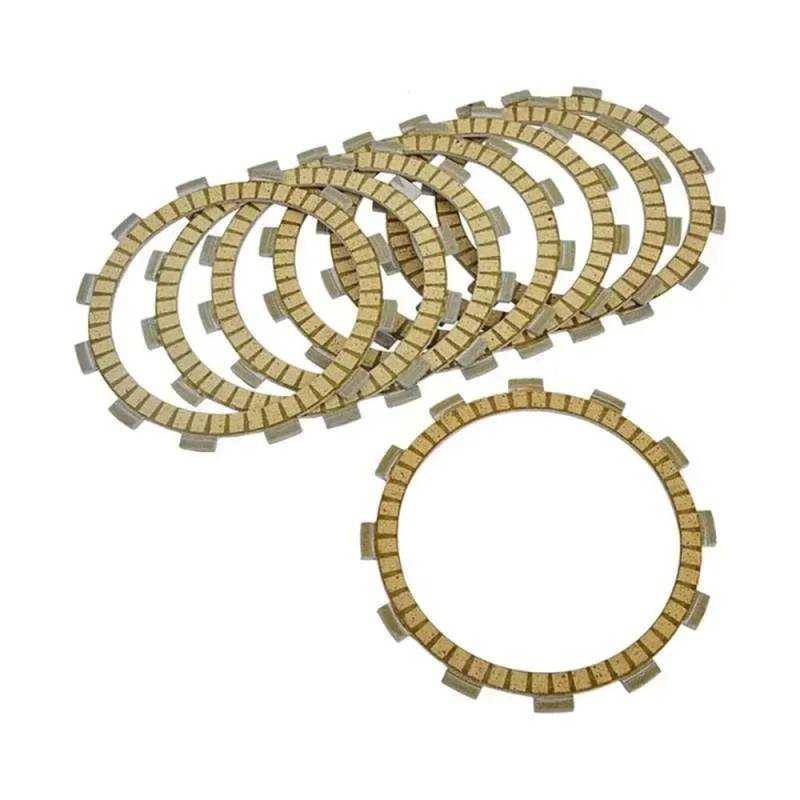 Motorradfaser-Reibungskupplungsplatte kompatibel mit VS750 Intruder GLF GLP VR51B 1985-1991 VS800G VS800 GL VS52 1992-2000 Modelle(7pc Width 1pc Narrow) von GRzHKN