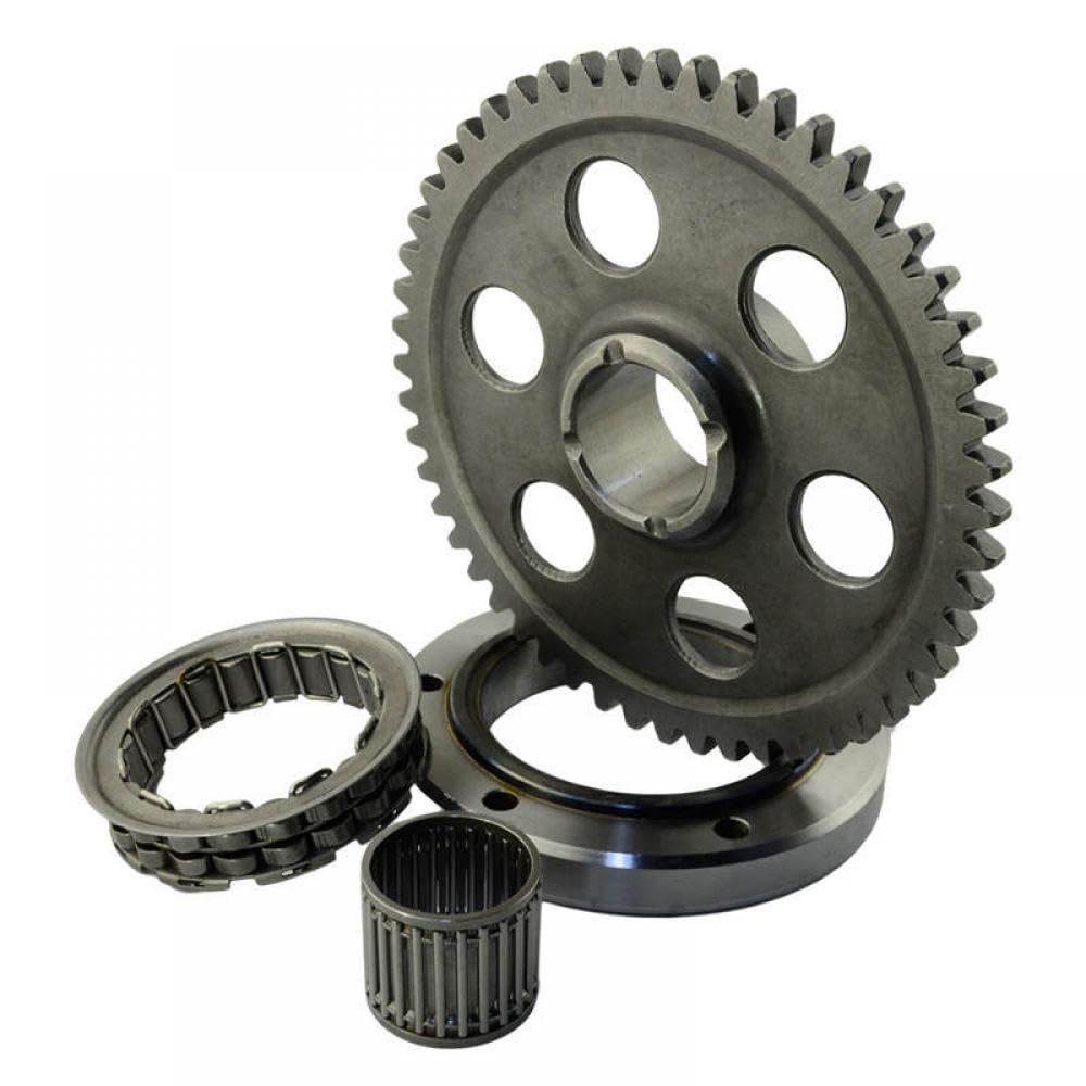 Motorradstarter -Kupplungsbaugruppe Übergeordnetes Lager kompatibel mit 660R YFM660R 2001 2002 2003(1 Set) von GRzHKN