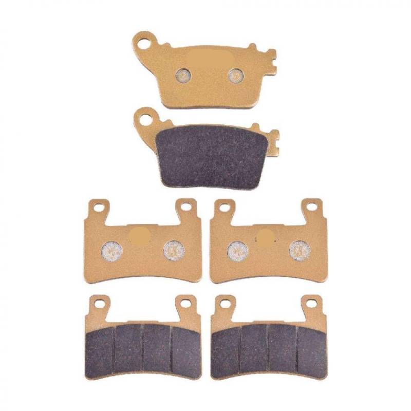 Vorder- und hinterer Bremsblock -Set kompatibel mit ZX6R ABS 636CC -Modellen von 2013 bis 2020(1set Ceramic) von GRzHKN