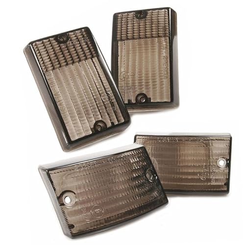 GSC RICAMBI SRL Set mit 4 Kunststoff-Manschettenknöpfen für Blinker, Blinker, hinten, Farbe rauchfarben, für Vespa HX DIESIS 125 150 200 - Vespa PMS - Vespa Diesel Version Arcobaleno GSC RICAMBI SRL Set mit 4 Kunststoff-Manschettenknöpfen für Blinker, Blinker, hinten, Farbe rauchfarben, für Vespa HX DIESIS 125 150 200 - Vespa PMS - Vespa Diesel Version Arcobaleno von GSC RICAMBI SRL