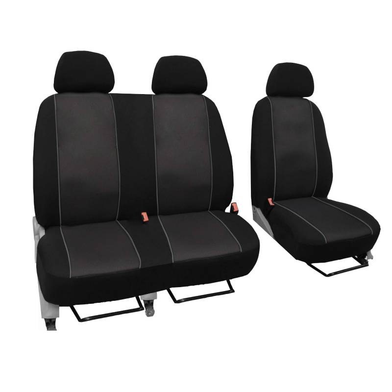 GSC Sitzbezüge Universal Schonbezüge 1+2 kompatibel mit Mercedes Sprinter I von Auto-Dekor