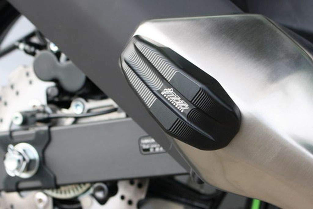 GSG-Moto Sturzpad/Schalldämpferschutz passend für die Kawasaki Z 125 Ninja 125 K KF KFA ab 2019 NEU von GSG Mototechnik