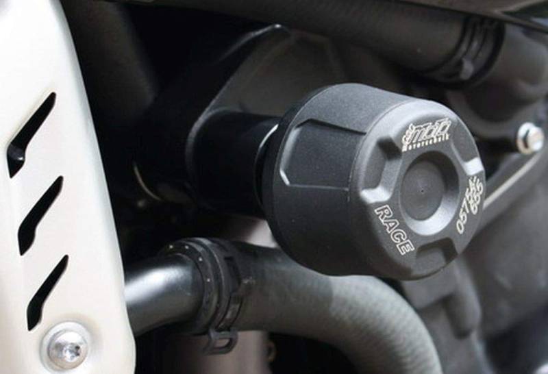 GSG-Moto Sturzpads Triumph Speed Triple 1050 S/R Anbautl. Schwarz eloxiert von GSG Mototechnik