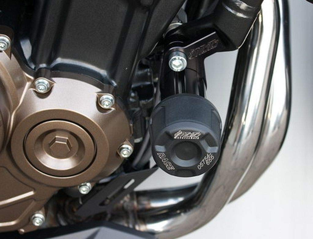 GSG-Moto Sturzpads passend für die Honda CB 500 X/F PC63 PC64 Schwarz eloxierte Halteplatten NEU von GSG Mototechnik