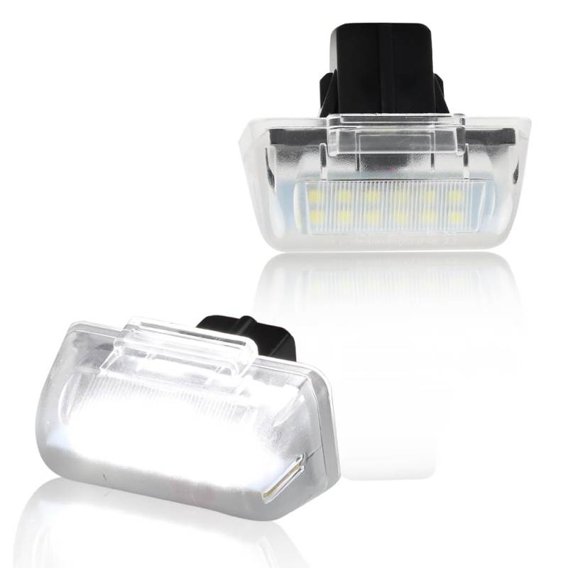 GSOWO LED Kennzeichenbeleuchtung für Fo-rd Transit MK5 1985-2014, MK6 1985-2014, MK7 1985-2014, [Langlebig & Effizient] Hochwertige Canbus Fehlerfrei 18 SMD Nummernschildbeleuchtung, 2 Stücke von GSOWO
