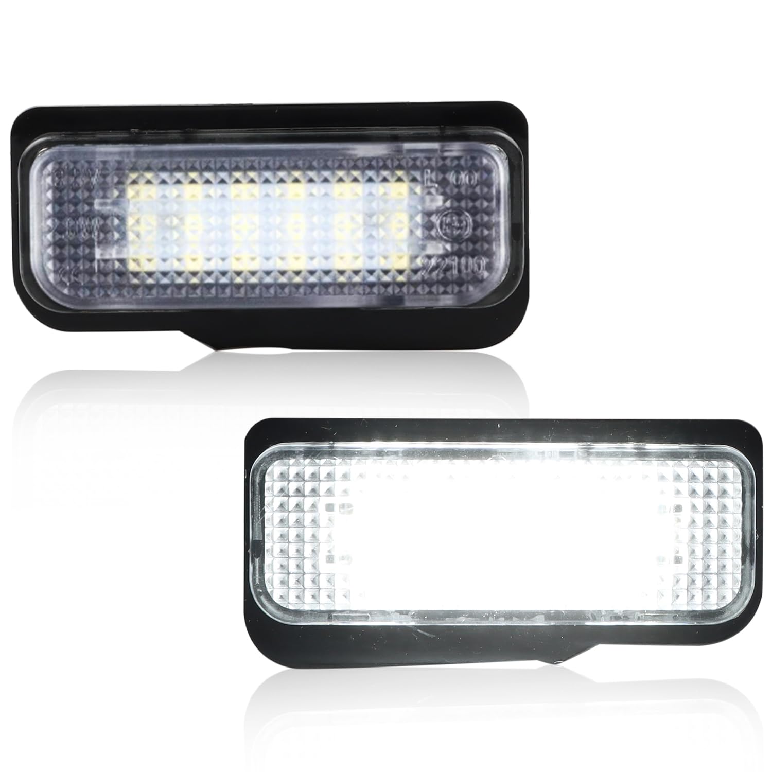 GSOWO LED Kennzeichenbeleuchtung für Merc-ed-es Ben-z E-Klasse W211 4D 5D C-Klasse W203 5D CLS-Klasse C219 4D SLK-Klasse R171 2D, Hochwertige Can-bus Fehlerfrei 18 SMD Nummernschildbeleuchtung GSOWO LED Kennzeichenbeleuchtung für Merc-ed-es Ben-z E-Klasse W211 4D 5D C-Klasse W203 5D CLS-Klasse C219 4D SLK-Klasse R171 2D, Hochwertige Can-bus Fehlerfrei 18 SMD Nummernschildbeleuchtung von GSOWO